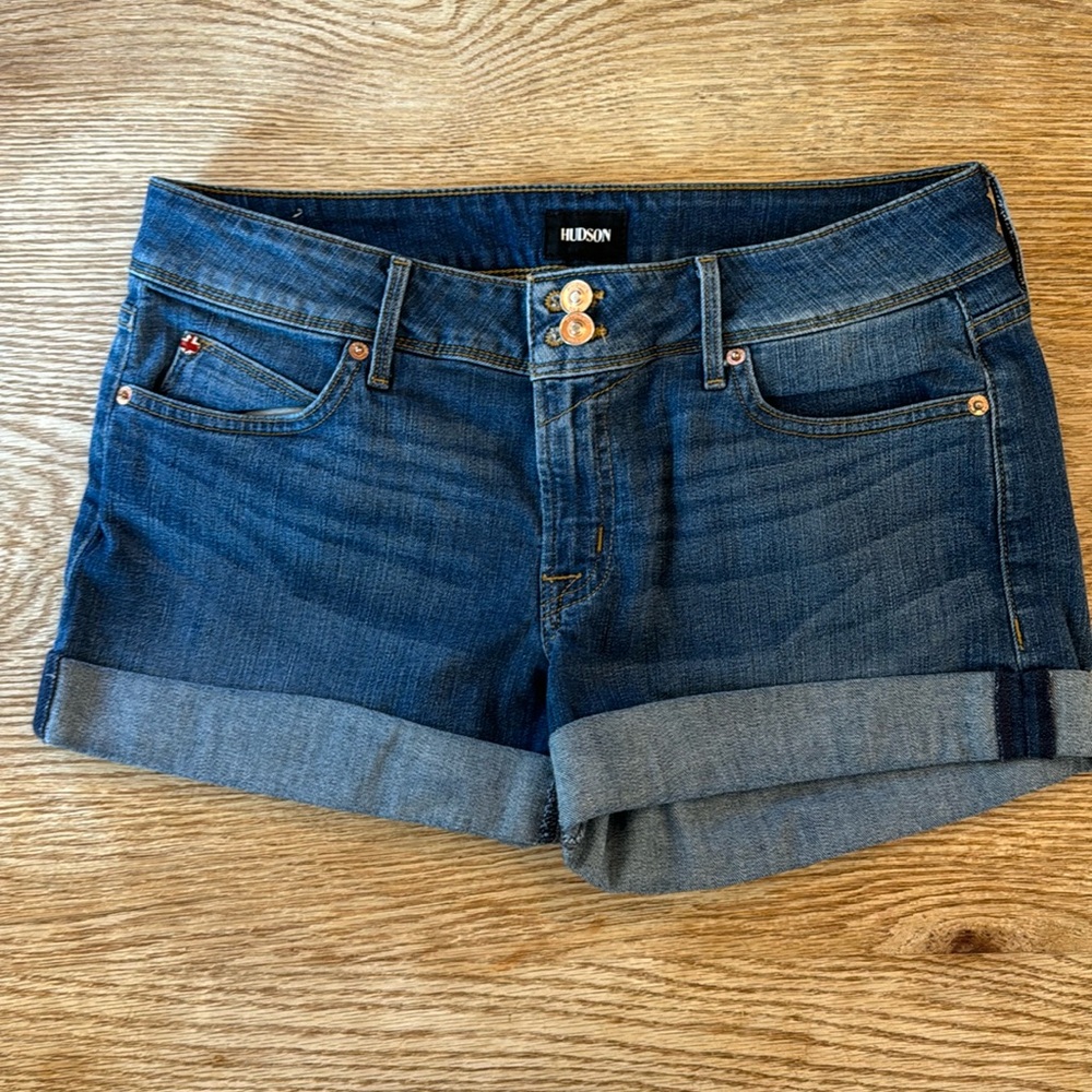 HUDSON Croxley Flap Pocket Jean Shorts